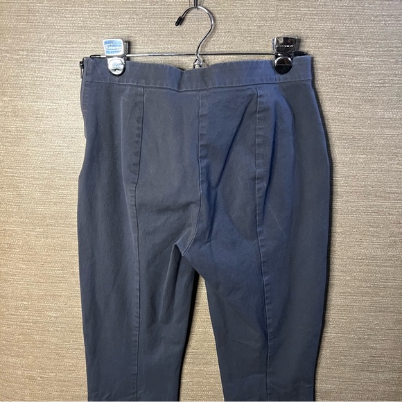 Everlane Slate Gray The Side Zip Stretch Cotton Work Career Pants Size 8 - Picture 9 of 16